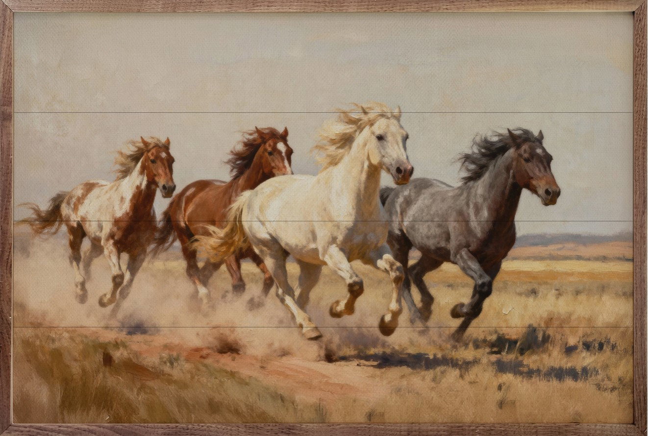 Image of Framed Art- Wild Run