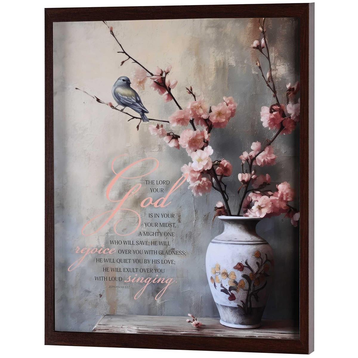 Image of Framed Wall Art The Lord Your God 16X20