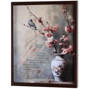 Framed Wall Art The Lord Your God 16X20