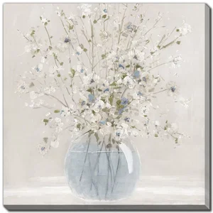Blue Blooming Blossoms II 16"x16"