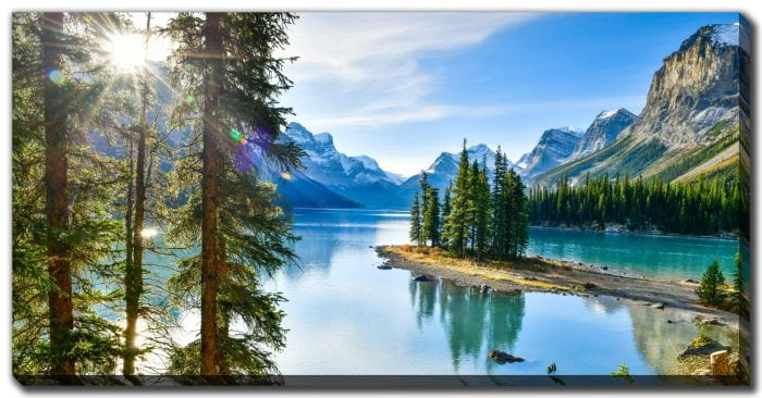 Jasper National Park Canvas 20"x40"