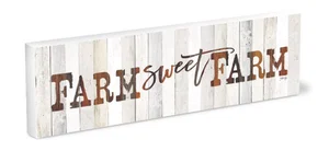 Shelfie Sitter Farm Sweet Farm (white) 3x9