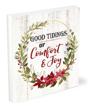 Shelfie Sitter Good Tidings 4x5