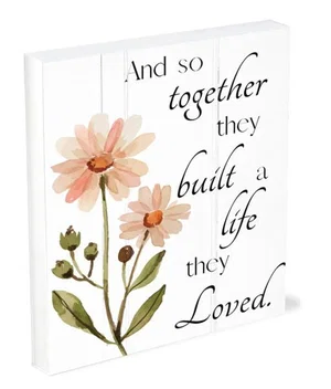 Shelfie Built a Life They Loved 4"x5"