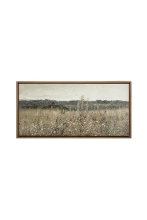 Souffle Des Pres Canvas Frame Oak Brown- 32"x16"