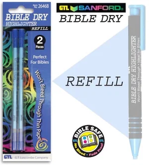 Refill for Blue Dry Bible Highlighter