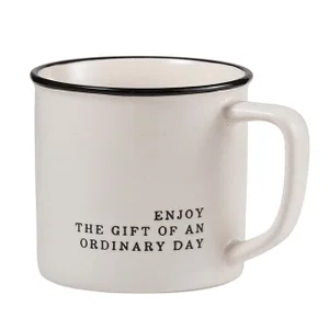 Face to Face Coffee Mug - Enjoy The Gift - 16oz