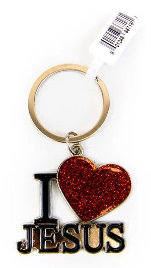 I Love Jesus Key Chain