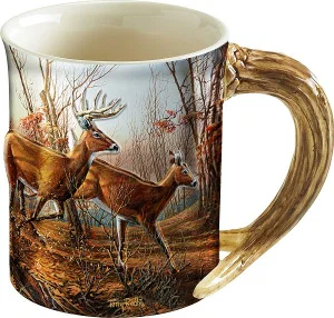 Sculpted Mug Autumn Run 16 oz.