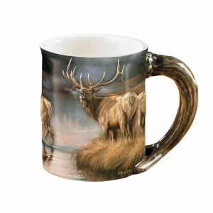 Sculpted Mug Autumn Mist- Elk 16 oz