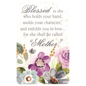 Mother Blessed Is She Pocket Card
