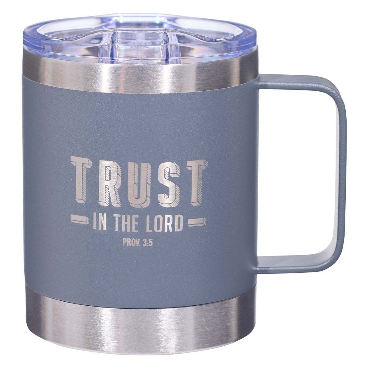 Image of Trust the Lord – Stainless Steel Mug – Proverbs 3:5 – 11oz