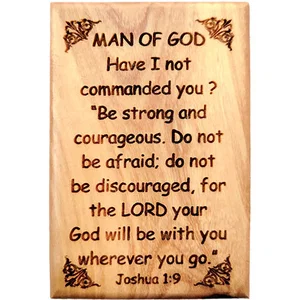 Man of God Olive Wood Magnet