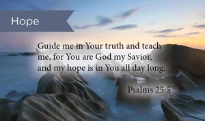 Hope: Psalms 25 Pass Along Cards