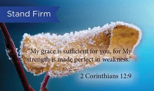 Stand Firm 2 Cor. 12: Pass Along Cards