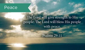 Peace Psalms 29: Pass Along Cards