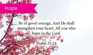Hope Psalms 31: Pass Along Cards