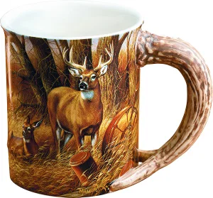 Sculpted Mug Rustic Retreat Deer 16 oz. -NO ETA