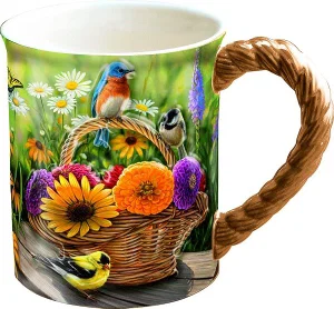 Sculpted Mug Summer Bouquet 16 oz.