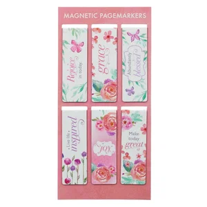 Magnet Bookmark - Blossoms of Blessings - Set of 6