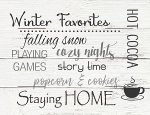 Pallet Art Winter Favourites 9x12