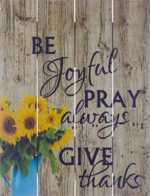 Pallet Art Give Thanks 9x12
