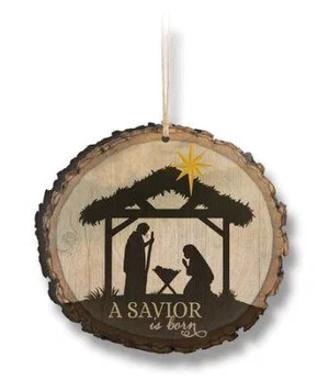 Barky Ornament A Savior Is Born