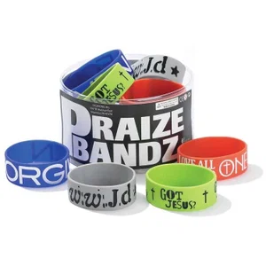Bracelet Silicone Forgiven WWJD Assorted