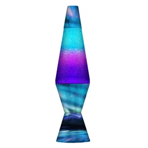 Lava Lamp 14.5" Northern Lights Glitter