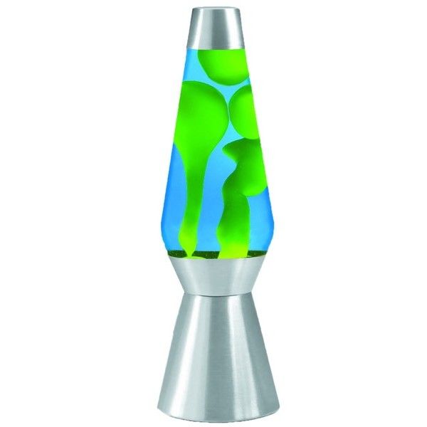 Lava Lamp 27" Yellow & Blue