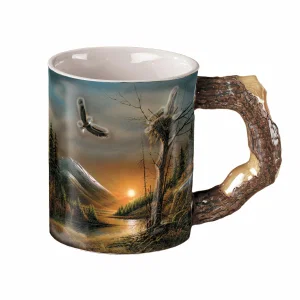 Sculpted Mug Flying Free - Eagle 16 oz.