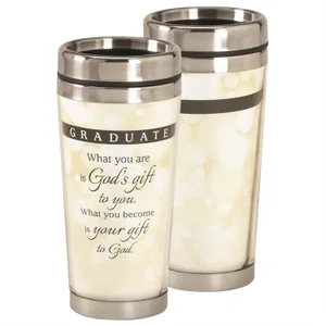 Travel Mug Stainless Graduation 16 oz