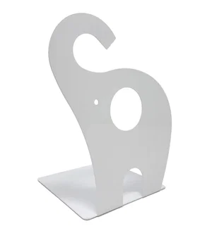 Book Ends White Elephant Set of 2