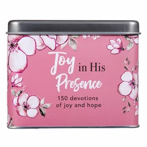 Devotional Cards in a Tin Joy in His Presence