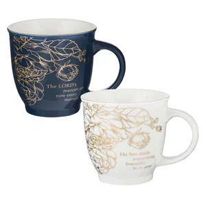 Mug Set Ceramic A Beautiful Morning - 2 Pc