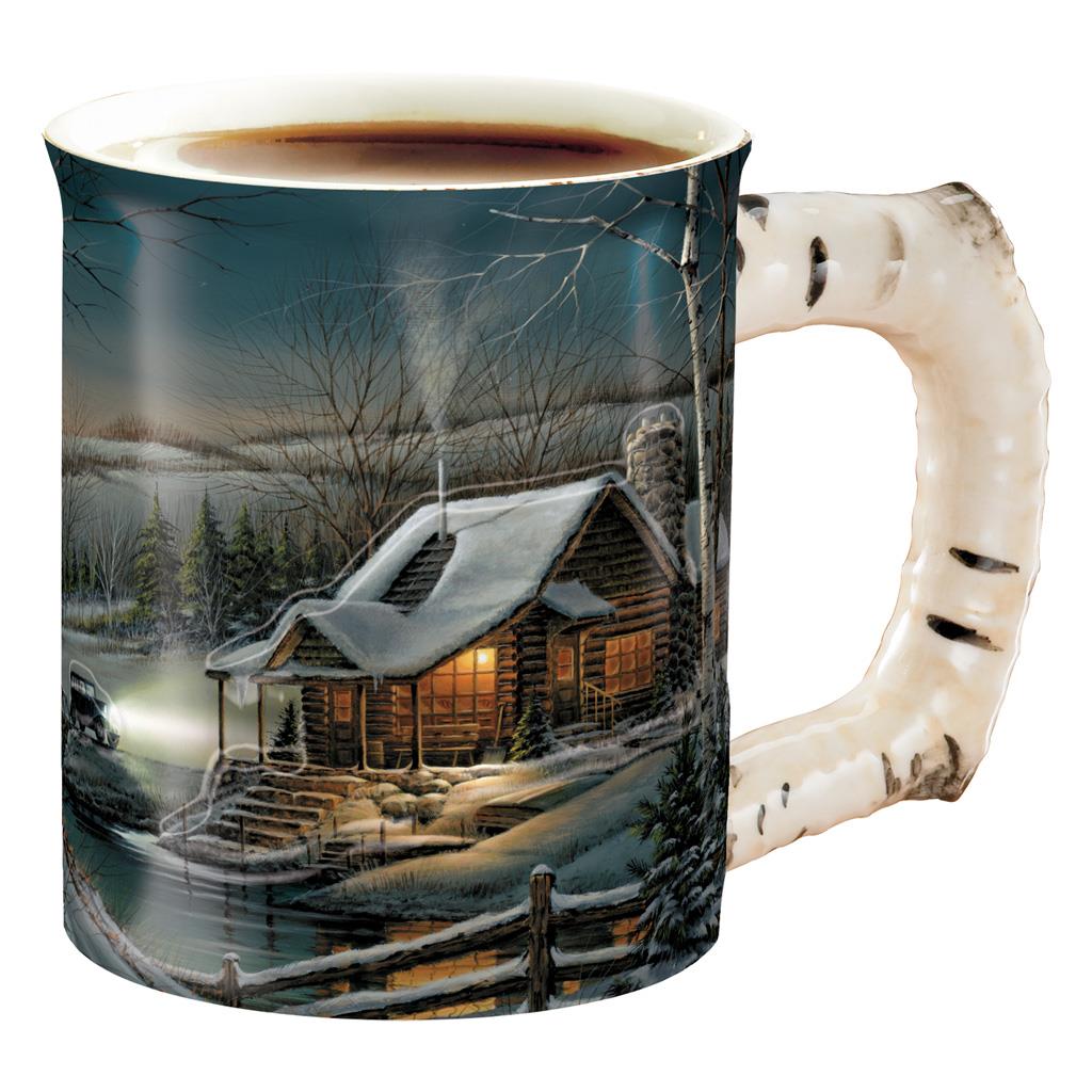 Image of Sculpted Mug Evening with Friends 16 oz