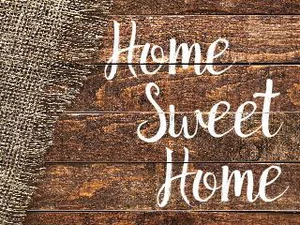 Cutting Board Glass Home Sweet Home