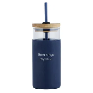 Glass Tumbler - Then Sings My Soul 18 oz