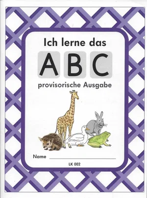 Ich lerne das ABC provisorische Ausgabe Buch 2(I am learning the ABC Book2)