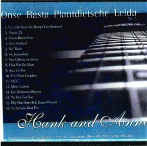 German: Onse Basta Plautdietsche Leida CD -Hank Neufled