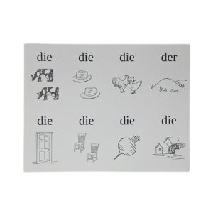 German Picture Flash Cards