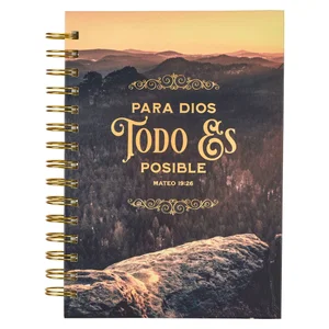 Diario Espiral Montaña Todo Es Posible Mat. 19:26