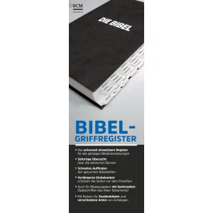 Bibel-Griffregister- weisz German Bible Tabs white