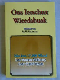 German Dictionary -Ons Ieeschtet Wieedabuak
