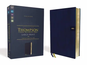 NIV, Thompson Chain-Reference Bible, Large Print, Navy Leathersoft,
