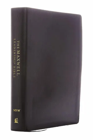 NIV , Maxwell Leadership Bible, 3rd Edition, Leathersoft, Black, Comfort Print