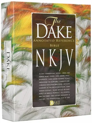 NKJV Dake Bible Burgundy Bonded Leather