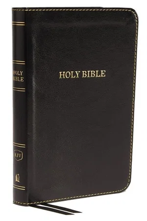 KJV, Thinline Bible, Compact, Imitation Leather, Black
