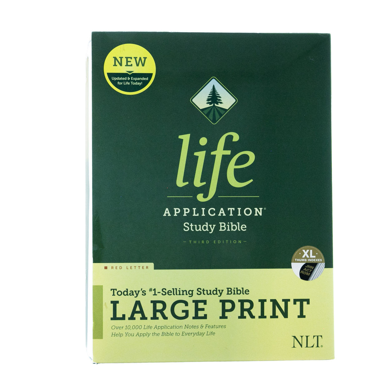 Image of NLT Life Application Study Bible, Third Edition, Large Print Red Letter