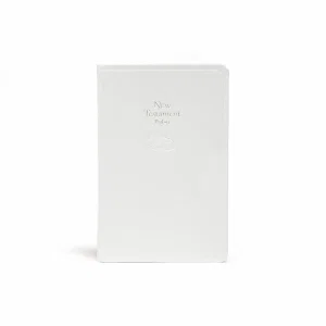 KJV Baby's New Testament with Psalms, White Imitation Leather